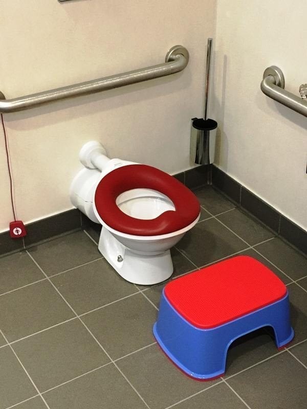 The 'Diddy Loo', as we called it, in the Royal Babies and Royal Tots play room on Ovation of the Seas