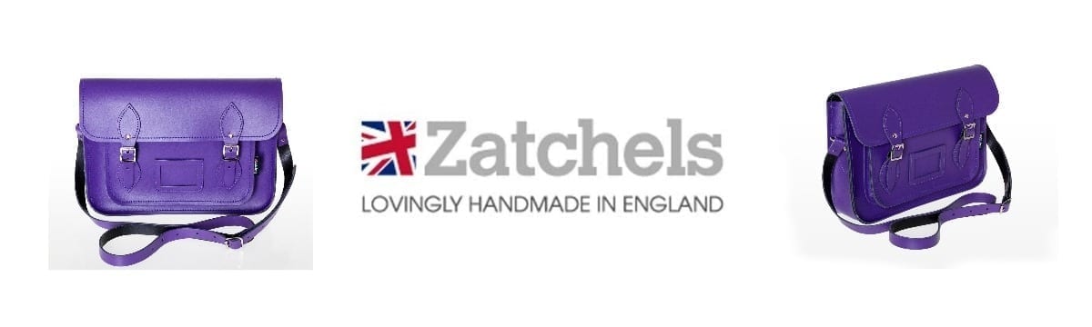 Review: Zatchels Classic Purple Leather Satchel
