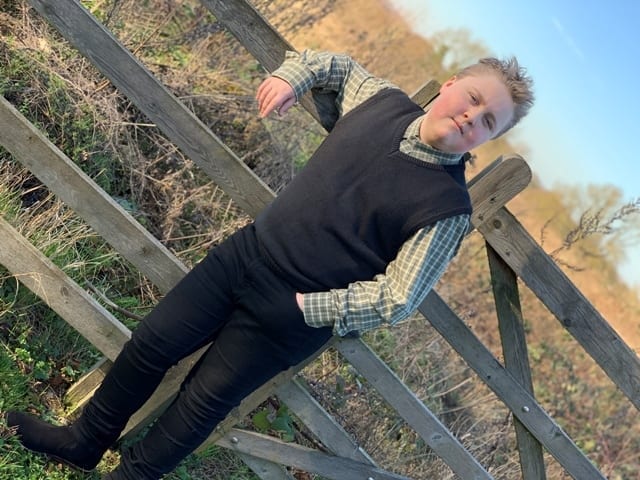 Samuel Windsor Clothing Toby in new outfit