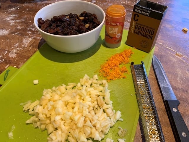 Hot Cross Bun Ingredients