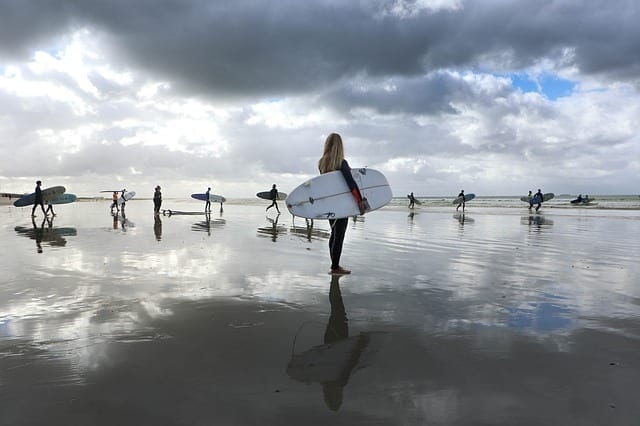 Learn to surf in Bali