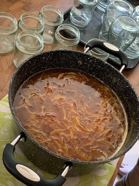 marmalade and jars