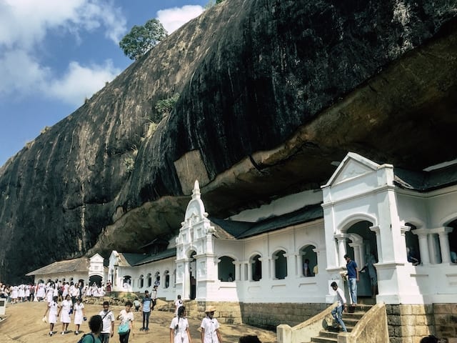 Sri Lanka cave temple