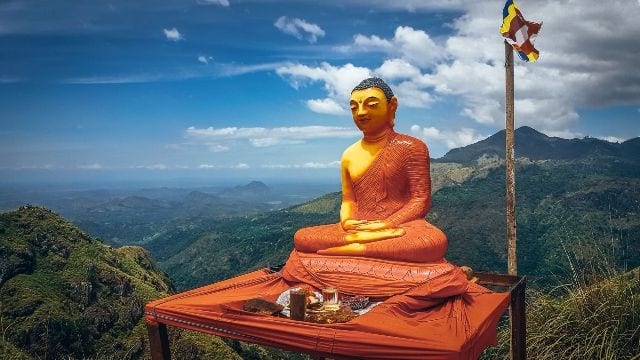 Sri Lanka Little Adam Rock