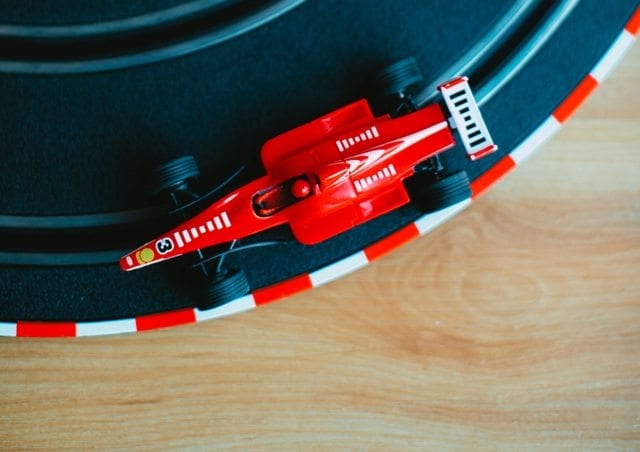 Gifting Scalextric present