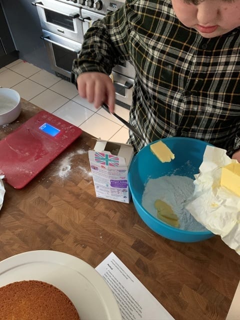 making buttercream