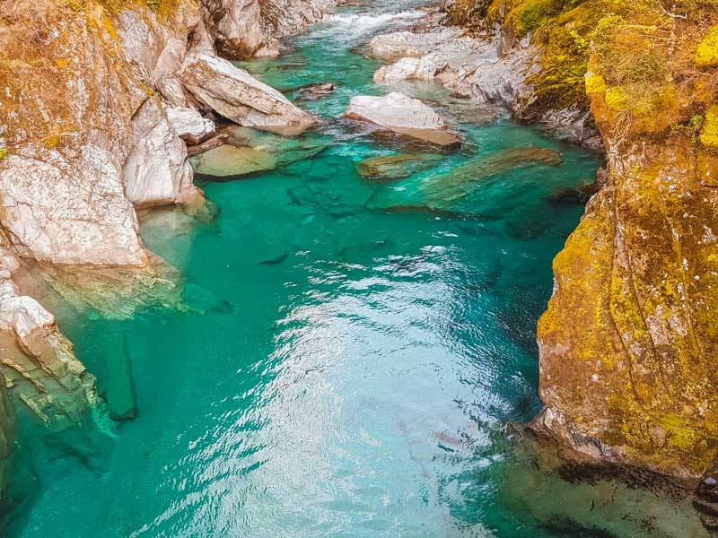 The Blue Pools South Island